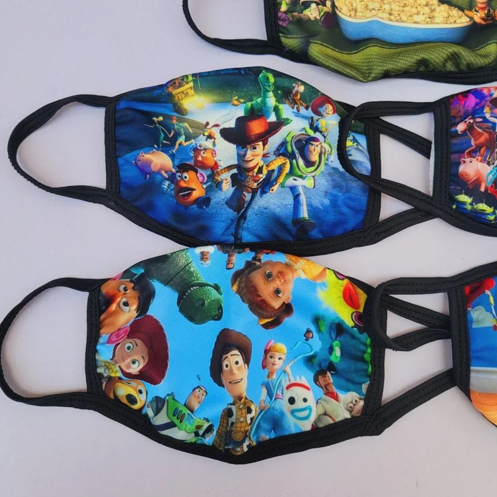 5 Pack Toy's Story Kids Pattern Face Masks